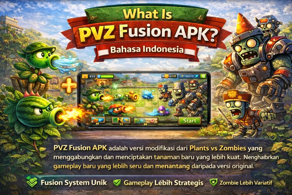 Apa Itu PVZ Fusion Bahasa Indonesia  APK?