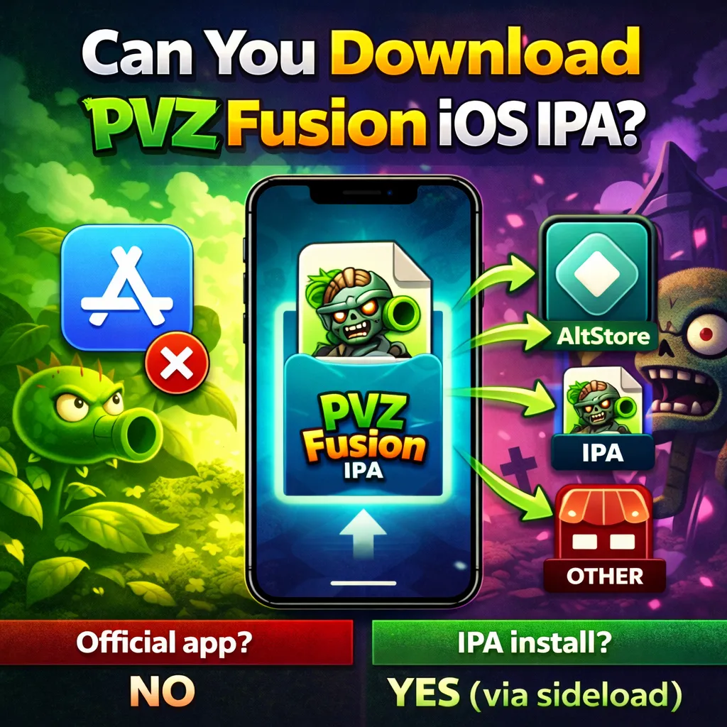 Can You Download PVZ Fusion iOS IPA?